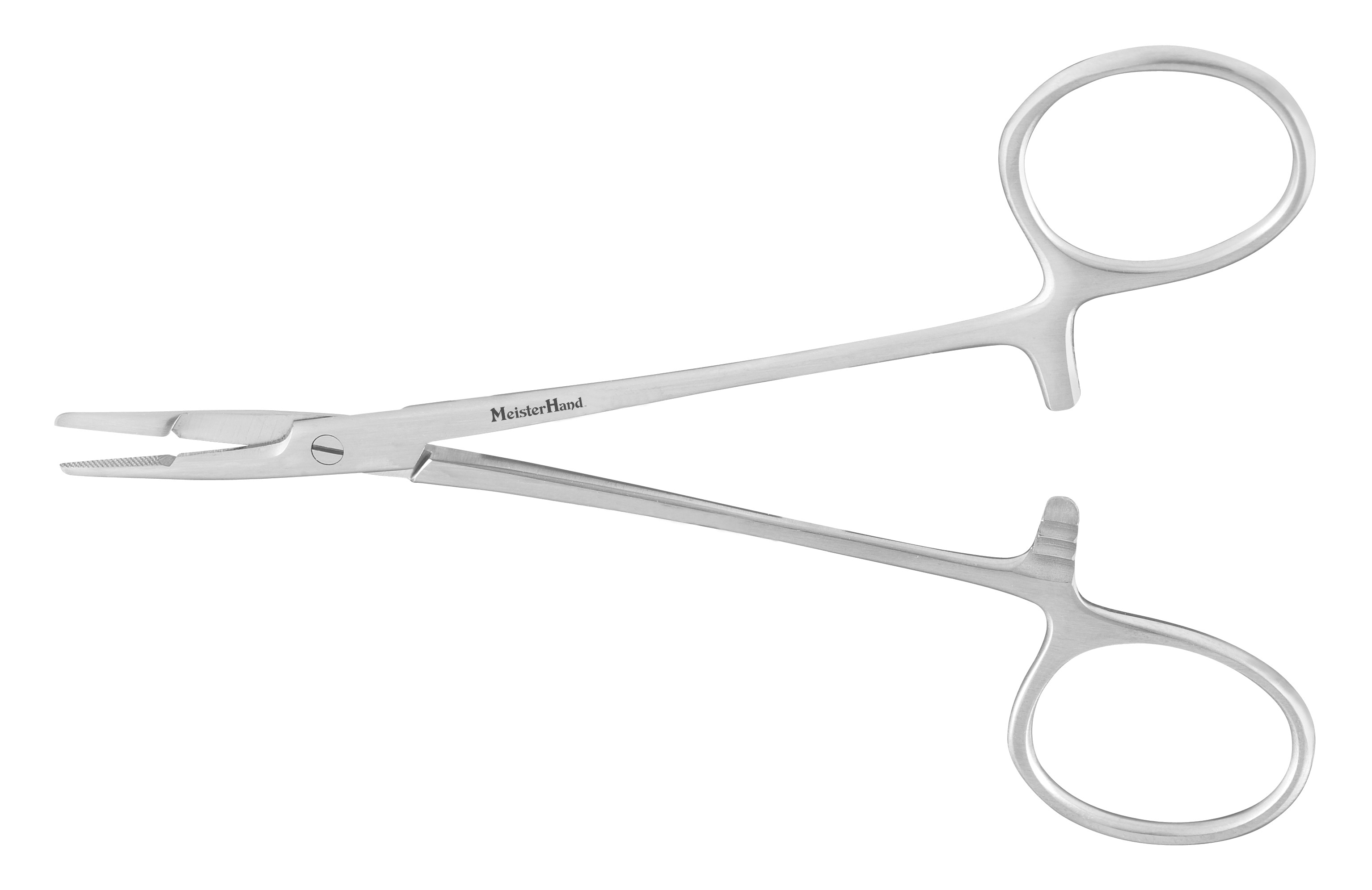 Holder Needle Holder MeisterHand Olsen-Hegar 8 1/2 Inch Length Serrated Jaws Finger Ring Handle by Integra York PA, Inc. (Miltex)  ID MH8-15